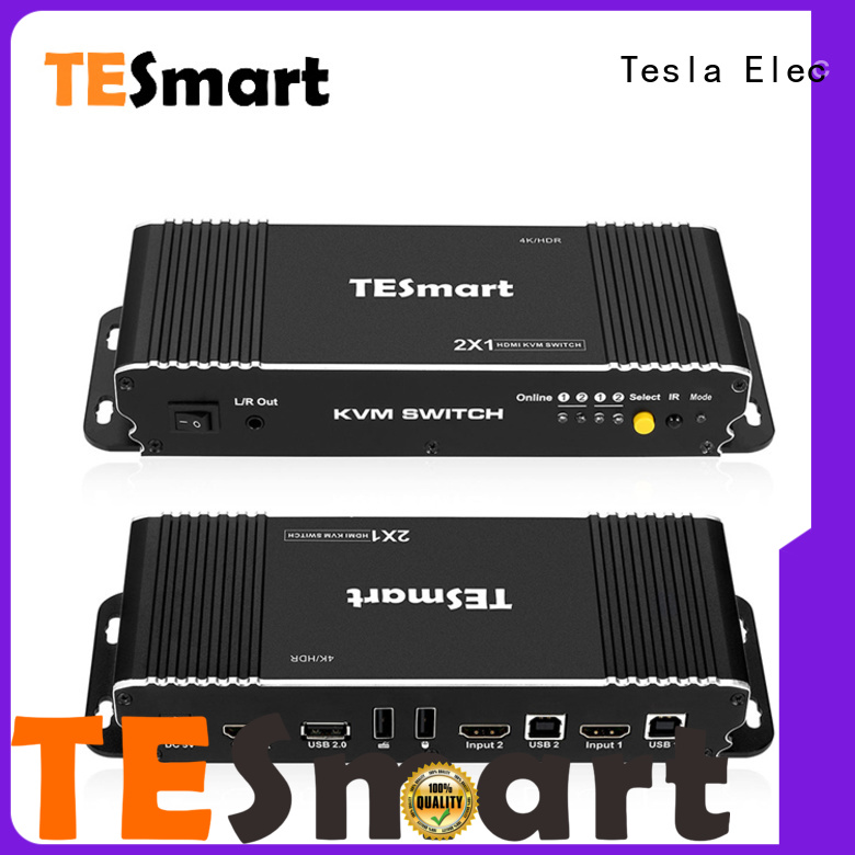 Tesla Elec 4x1 remote kvm switch supplier for computer