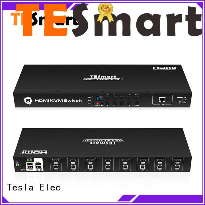 Tesla Elec kvm switch 16 port manufacturer for television