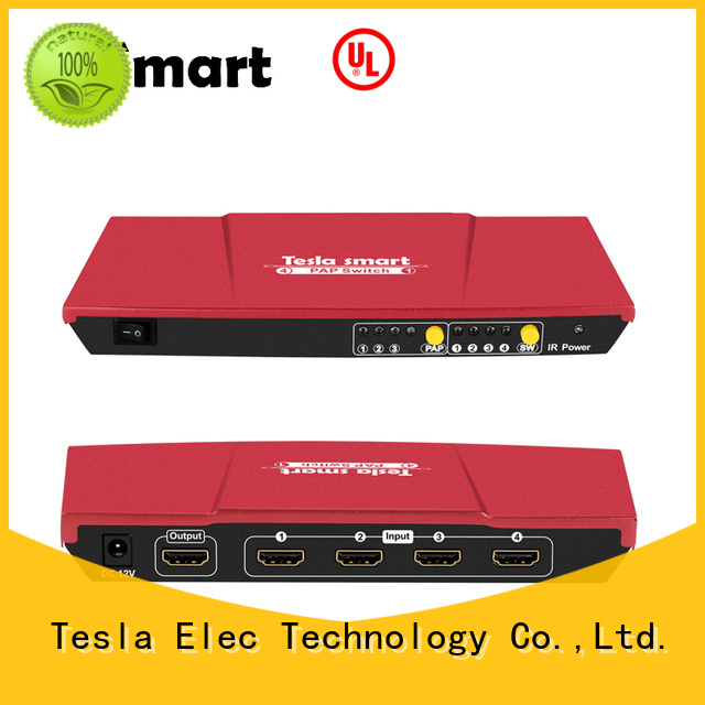 Tesla Elec custom 2 port hdmi switch factory for media player