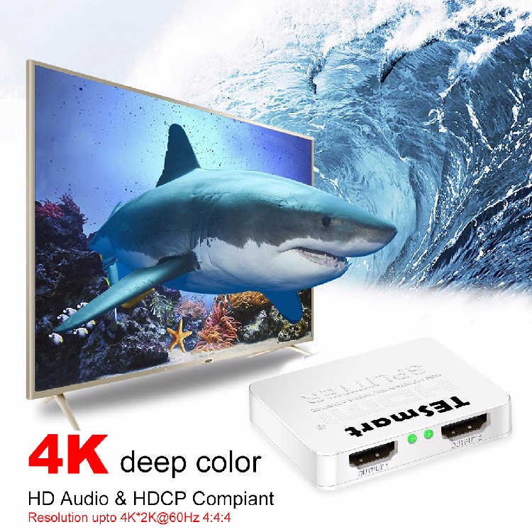 Tesla Elec hdmi splitter 4k directly sale for display device