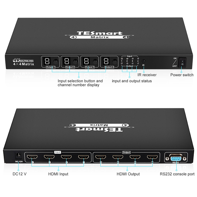 stable hdmi matrix switcher 8x8 support wholesale for computers