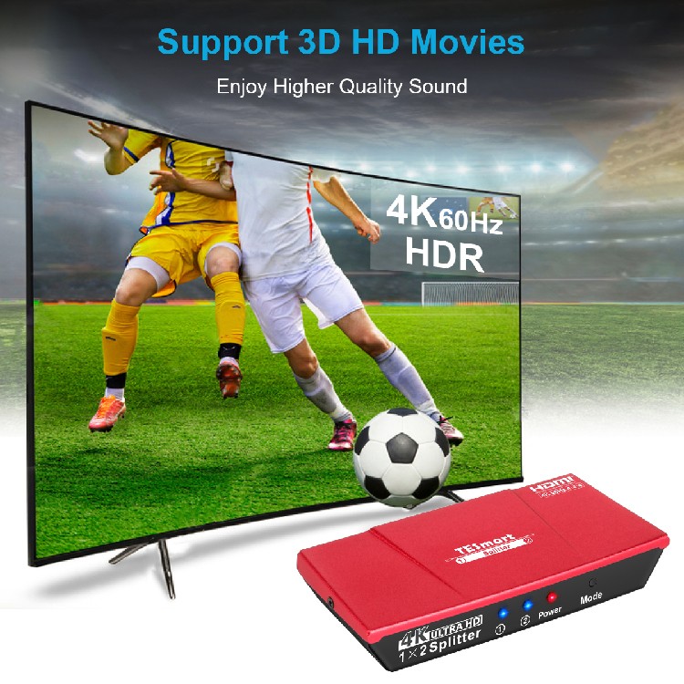 custom hdmi splitter 2 in 1 out directly sale for display device