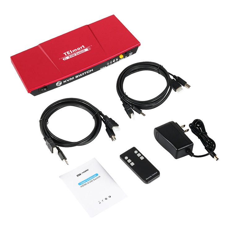 Tesla Elec kvm switch 8 port directly sale for printer