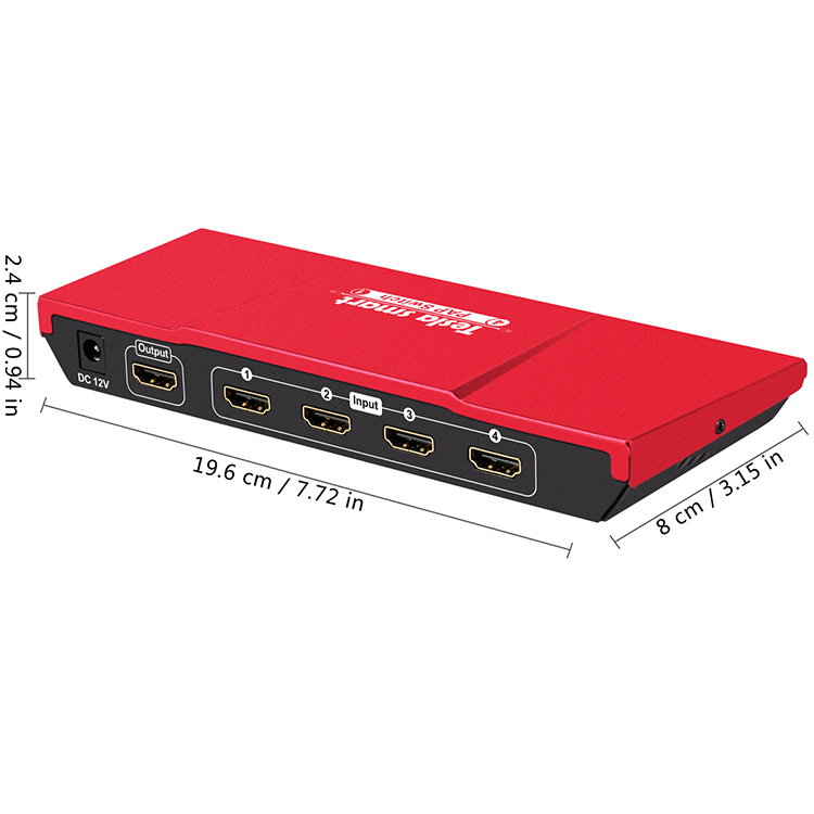 Tesla Elec custom 2 port hdmi switch factory for media player