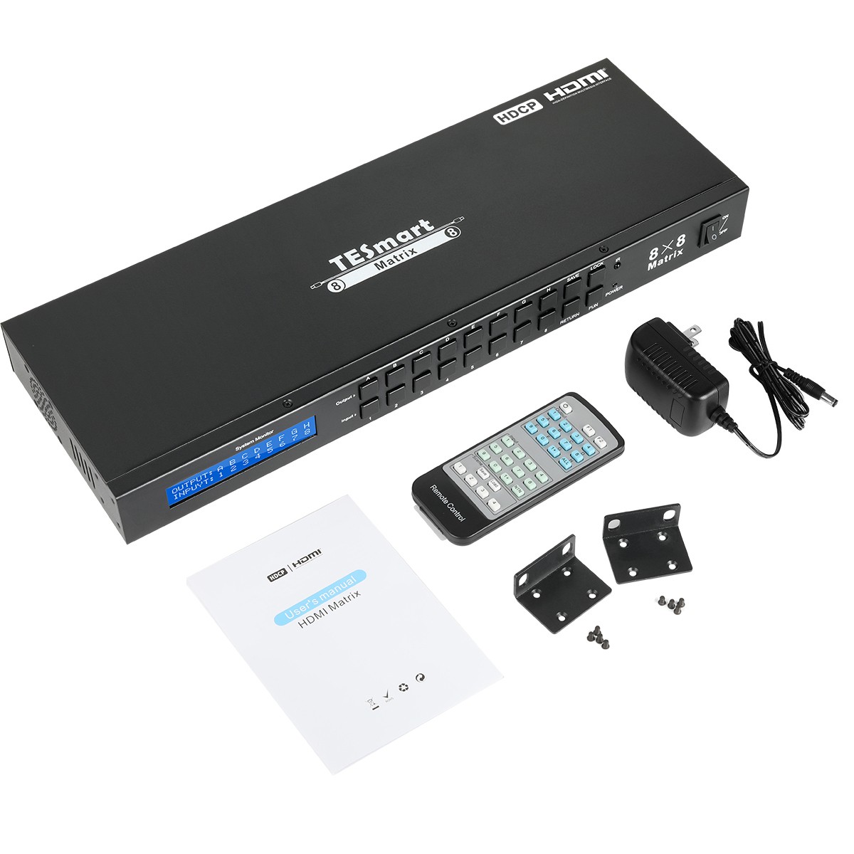 support 1080p 4k hdmi matrix switcher 8x8 supplier for media player-13