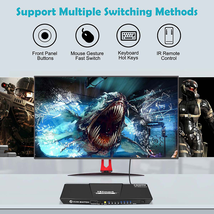 best kvm switch hdmi dual monitor customized for printer