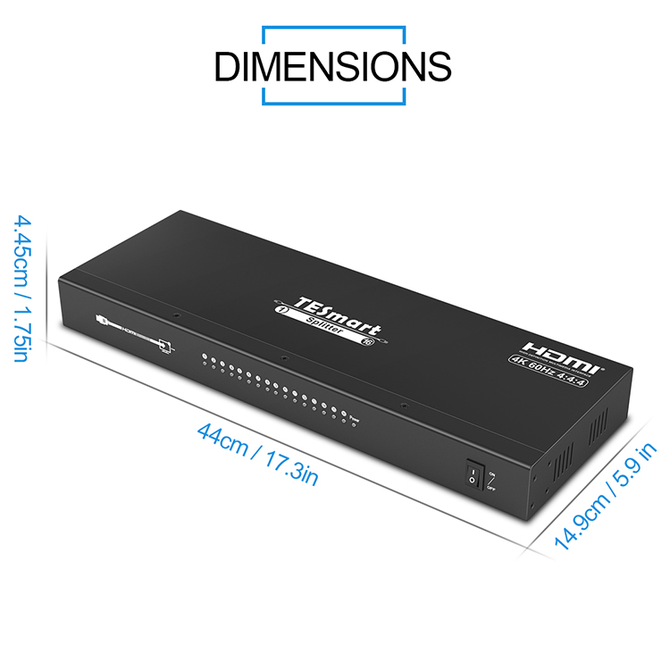 support full HD 4K hdmi splitter supplier for media player