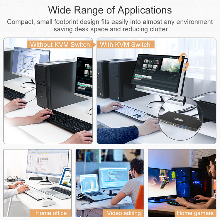 custom kvm switch manufacturer for checkout counter