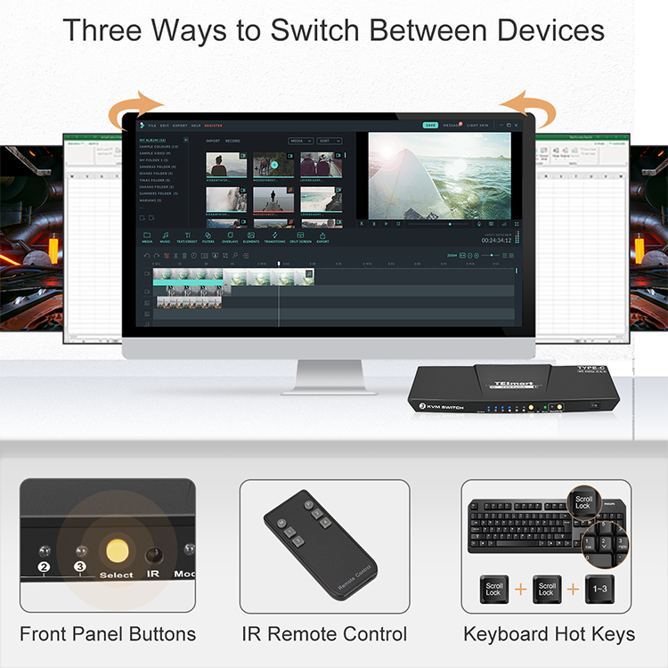 high-quality kvm switch hdmi supplier for television