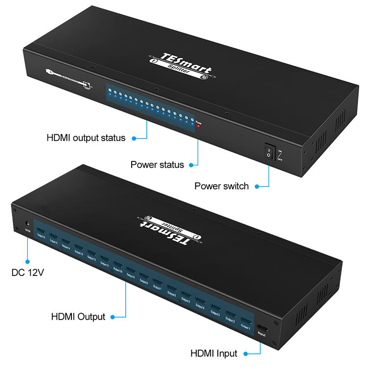 Tesla Elec hdmi output splitter customized for DVD player-1