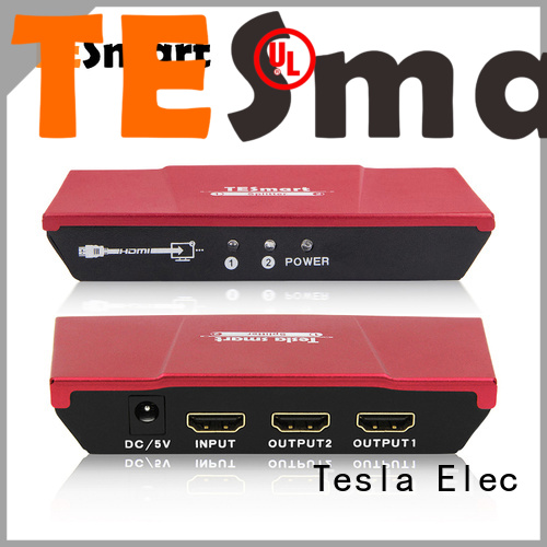 Tesla Elec plastics hdmi splitter for tv manufacturer for media player