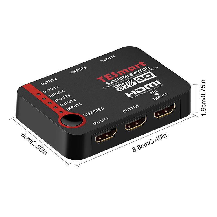 Tesla Elec hdmi switch with remote wholesale for computers-3