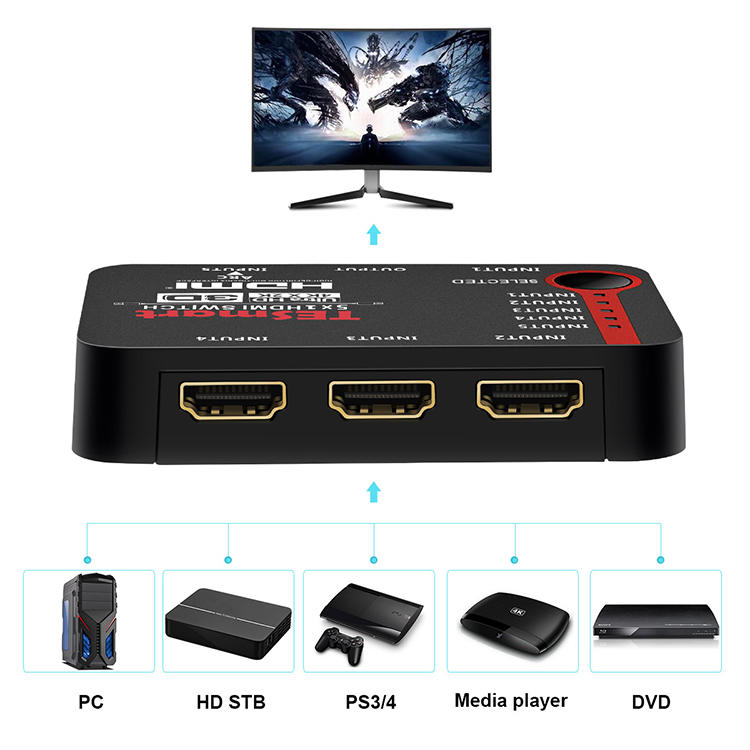 stable 4 port hdmi switch directly sale for media player-2