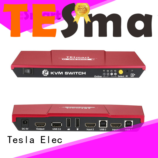 seamless kvm switch dual monitor 4port supplier for computer