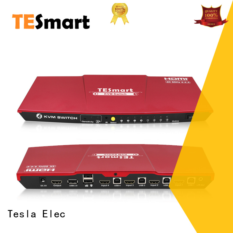 Tesla Elec high quality kvm switch 8 port supplier for checkout counter