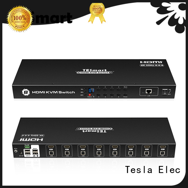 Tesla Elec high-quality kvm switch hdmi wholesale for checkout counter