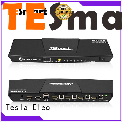 Tesla Elec 4x1 kvm switch dvi with good price for printer