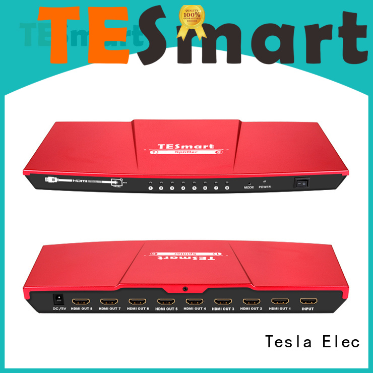 Tesla Elec aluminum alloy splitter hdmi supplier for media player