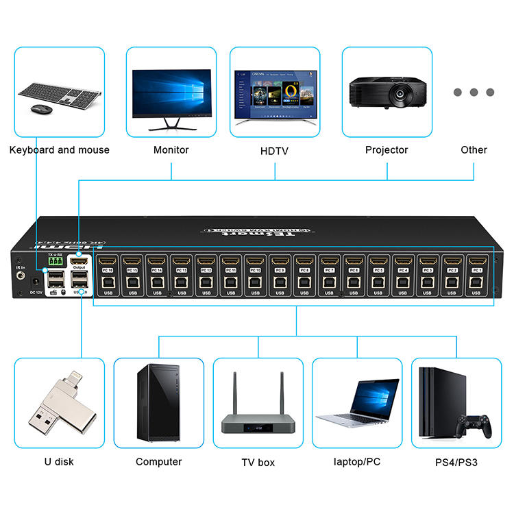 high quality kvm switch directly sale for printer-2