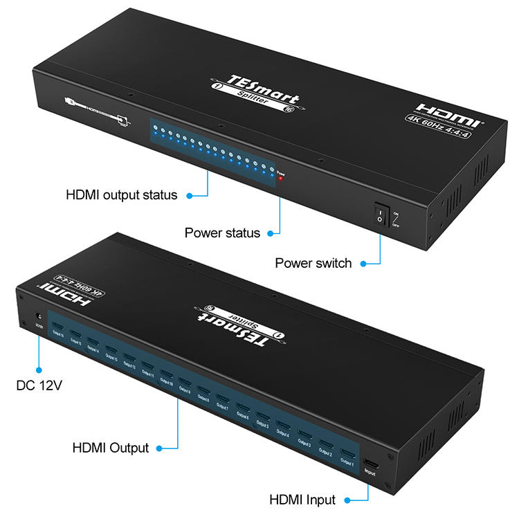 Tesla Elec 1x2 hdmi splitter 1 in 2 out customized for display device-1