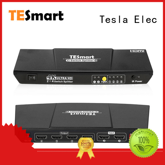 Tesla Elec compatible hdmi cable splitter directly sale for display devices