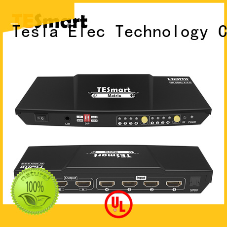 Tesla Elec support 1080p 4k hdmi matrix switch directly sale for audio