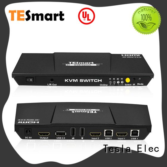 Tesla Elec cable remote kvm switch directly sale for computer