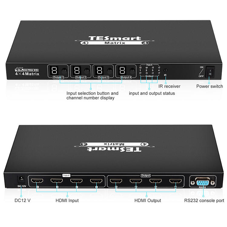 hot selling hdmi matrix 4x4 directly sale for audio-1