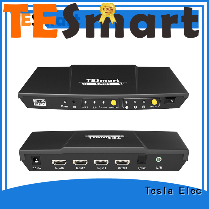 Tesla Elec audio out hdmi switch customized for display device