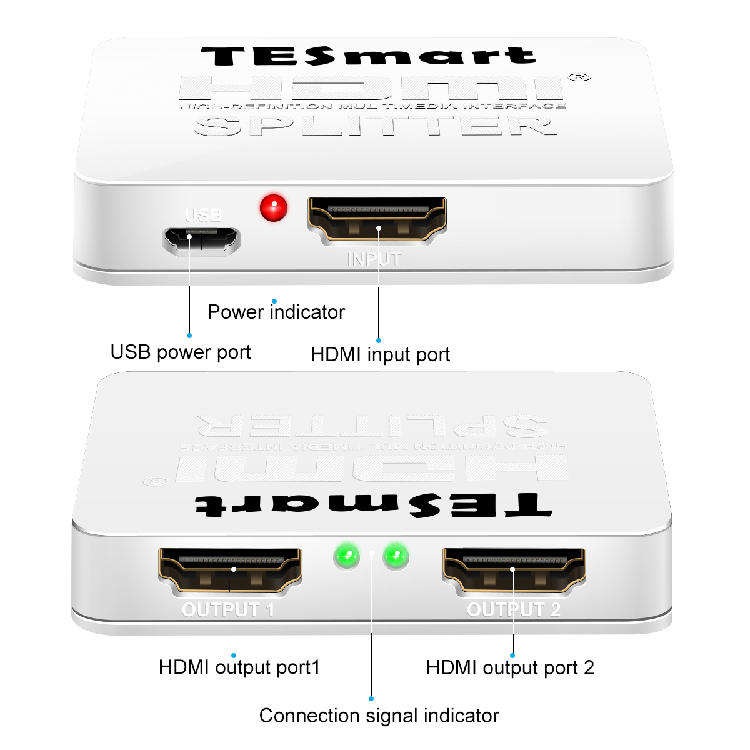 hdmi splitter for dual monitors for computers Tesla Elec-1