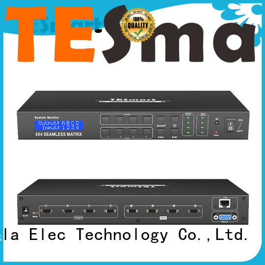 Tesla Elec 8x8 hdmi matrix factory price for audio