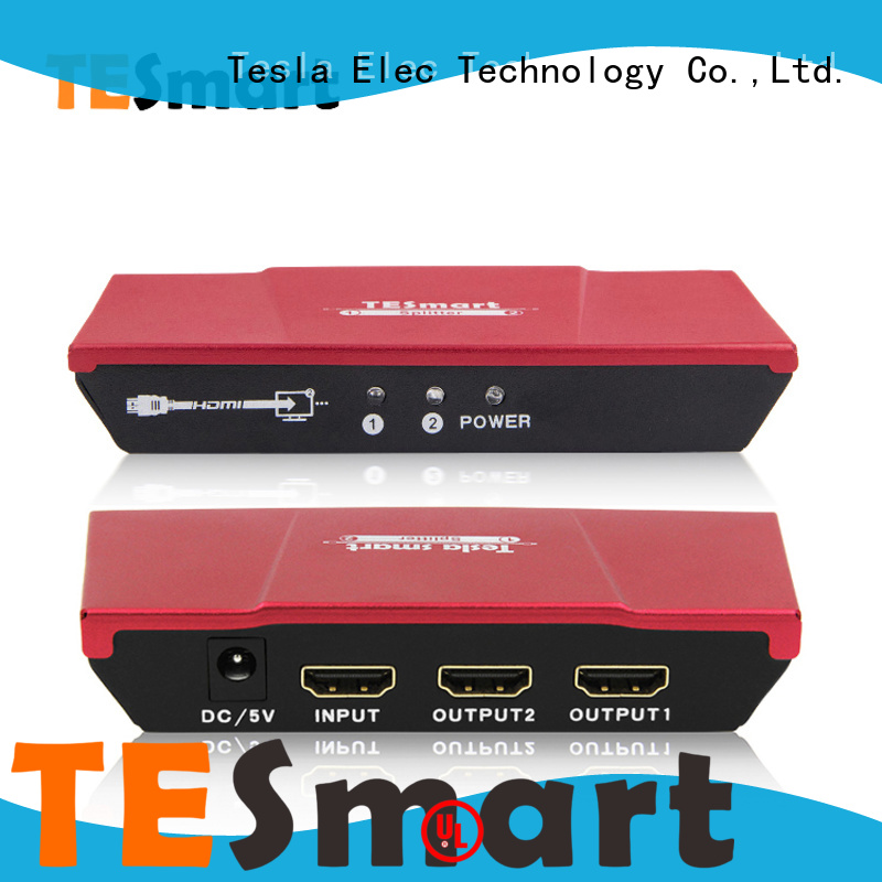 Tesla Elec hdmi splitter 2 in 1 out supplier for media player