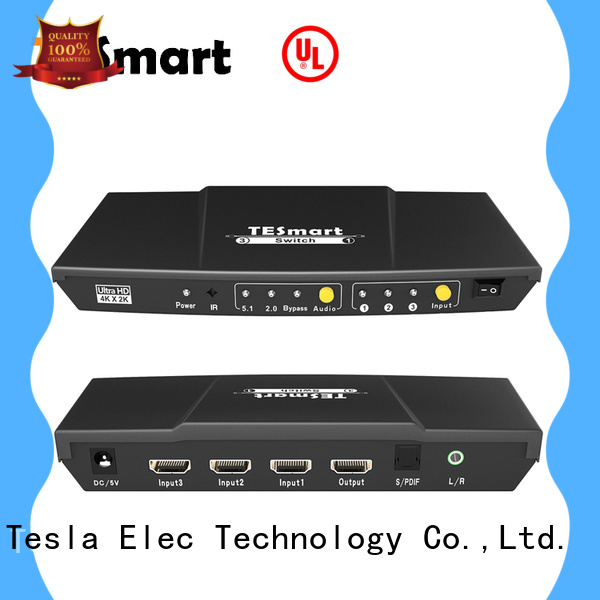 Tesla Elec audio out hdmi switch 4k factory for display device