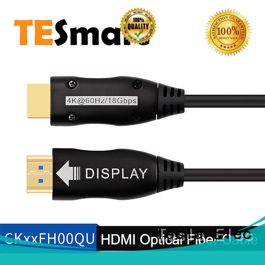 Tesla Elec high speed fiber optic hdmi cable with good price for projector