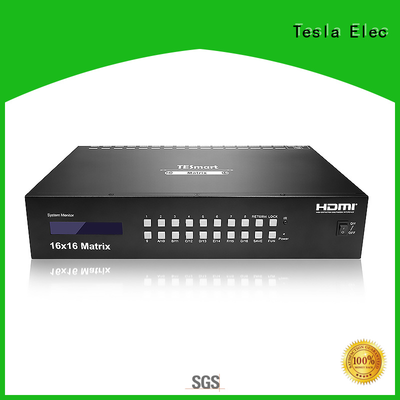 Tesla Elec custom hdmi matrix 4x4 wholesale for audio