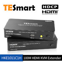 100M HDMI KVM Extender w/IR and audio out