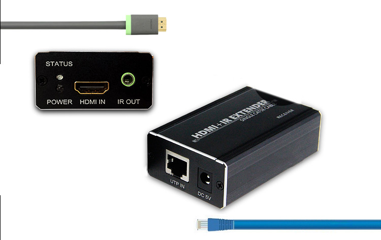 60M HDMI Extender w/ IR Remote