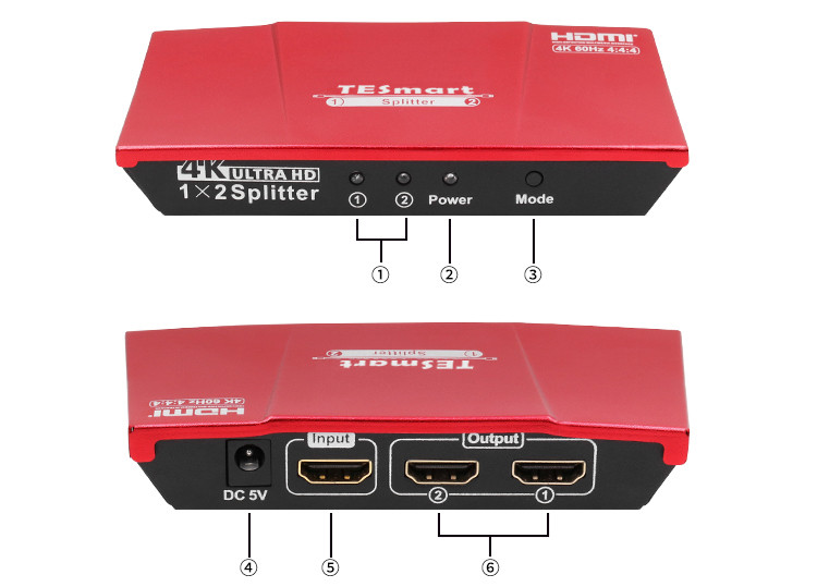 hdmi splitter support video Warranty Tesla Elec