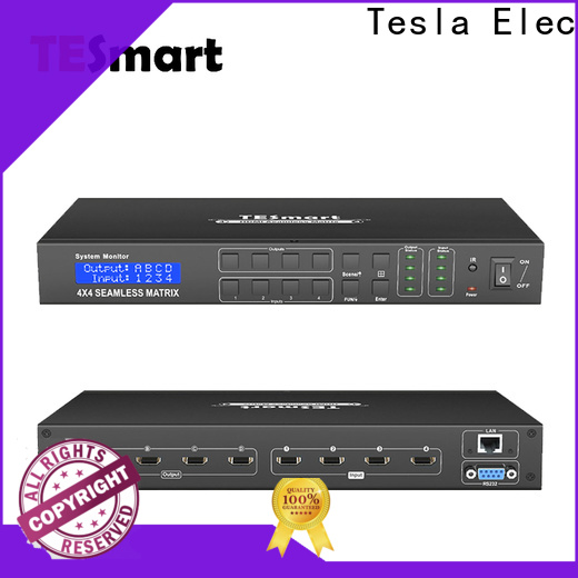 Tesla Elec hdmi matrix 4x4 manufacturer for media player