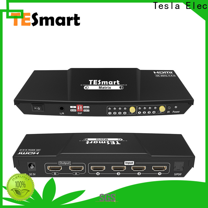 Tesla Elec new hdmi matrix switcher 8x8 directly sale for audio