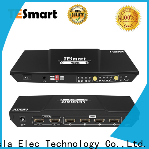 Tesla Elec hdmi matrix 4x2 directly sale for computers