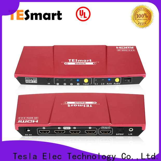 Tesla Elec custom 4 port hdmi switch directly sale for DVD player