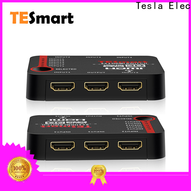 Tesla Elec custom hdmi switch multiple outputs manufacturer for DVD player