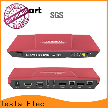 Tesla Elec top kvm switch dvi wholesale for checkout counter