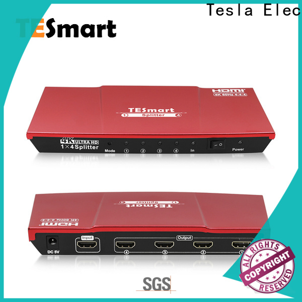 Tesla Elec hdmi splitter for dual monitors customized for DVD player