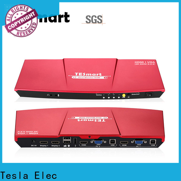 Tesla Elec latest best kvm switch directly sale for display device