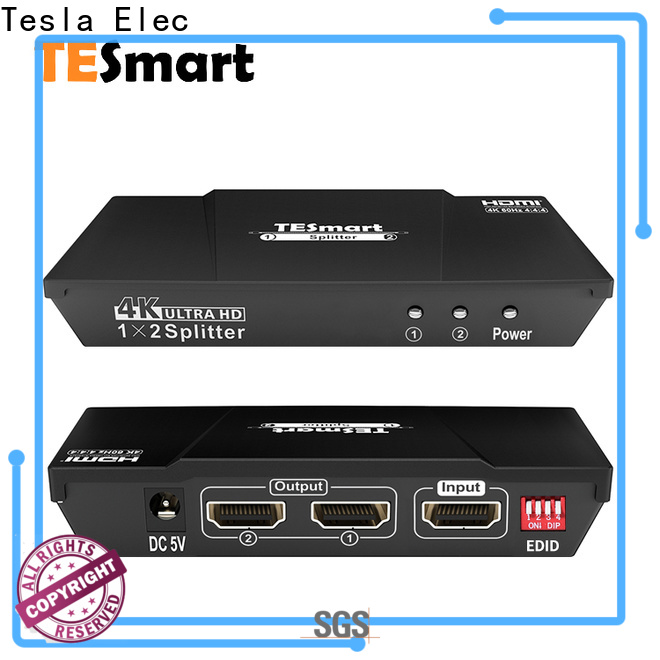 Tesla Elec hdmi splitter 1 in 2 out directly sale for computers