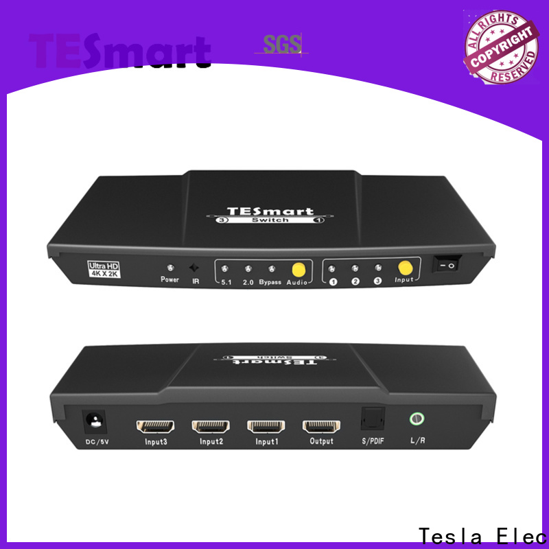 Tesla Elec smart hdmi switch manufacturer for display device