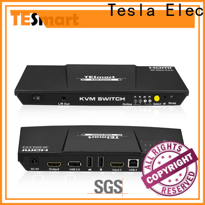 Tesla Elec kvm switch dvi manufacturer for checkout counter