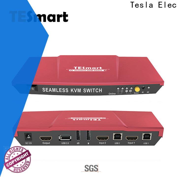 Tesla Elec new kvm switch 4 port supplier for television